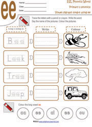 long-e-using-e-vowel-digraph-worksheet